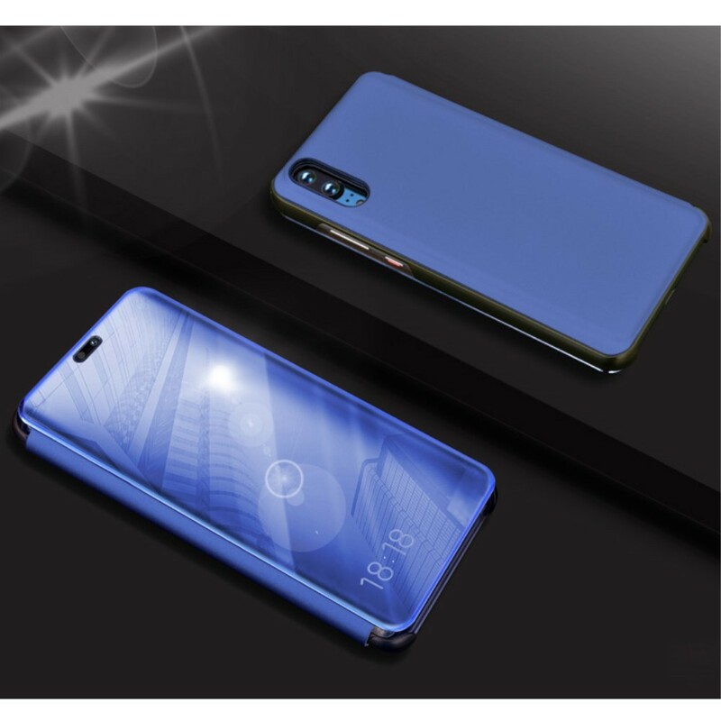 View Cover Huawei P20 Pro Miroir et Simiii Cuir