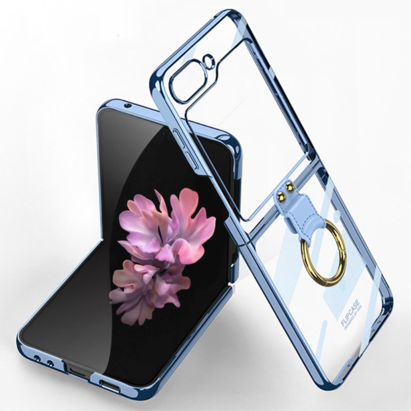Coque Samsung Galaxy Z Flip 7 FE / Z Flip 6 Aneau-Support et Film Écran