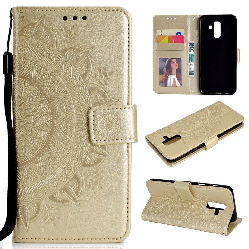 Housse Samsung Galaxy A6 Plus Mandala Soleil Housse Samsung Galaxy A6 Plus Mandala Soleil