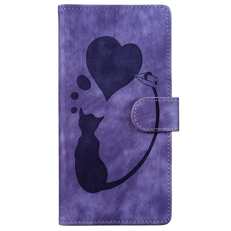 Housse Xiaomi Redmi 13C 4G/5G/Poco C65 Empreinte Chat