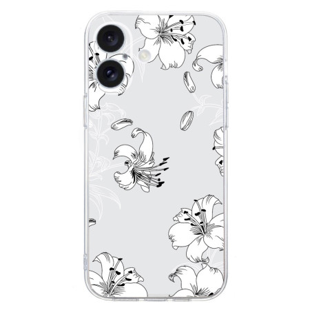 Coque iPhone 16 Plus Fleurs...