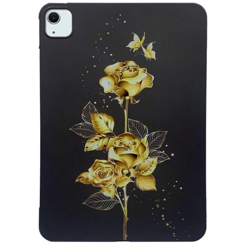 Coque iPad Air 13 (2025) (2024) Roses Dorées