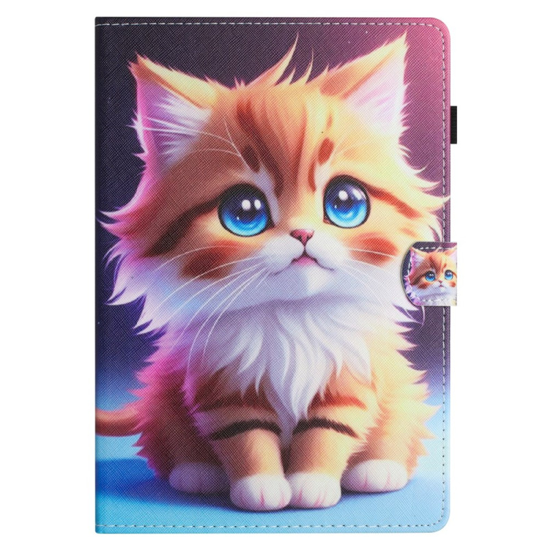 Étui iPad Air 11 (2025) (2024)/Air (2022) (2020)/ Pro 11 Chat Jaune