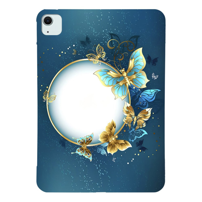 Coque iPad Air 11 (2025) (2024) Lune et Papillon