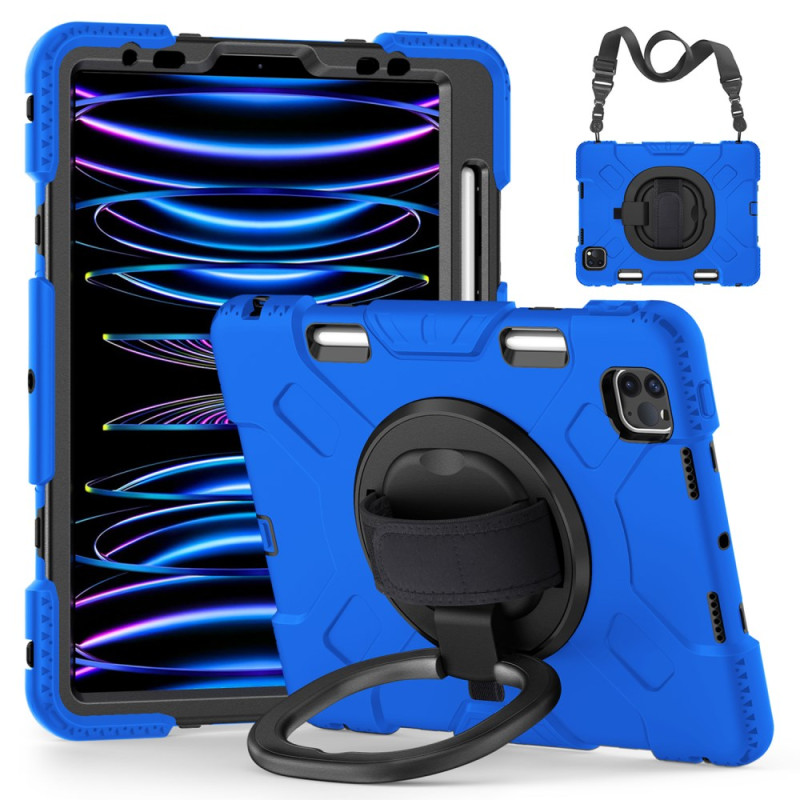 Coque iPad Air 11 (2025) (2024)/Air (2022) (2020)/ Pro 11 Protection Multifonctions avec Bandoulière