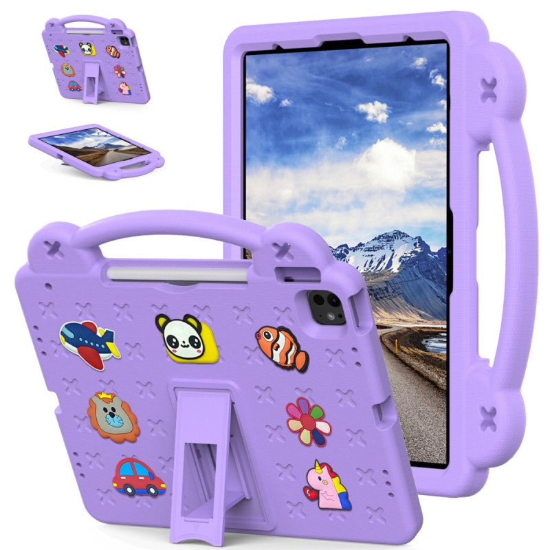 Coque iPad Pro 13 (2024) / Air 13 (2025) (2024) / iPad Pro 12.9 (2022) / (2021) / (2020) / (2018) Kids EVA