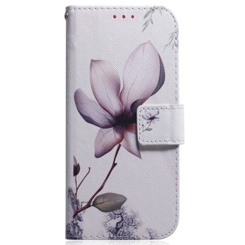 Housse Motorola Edge 60 Neo / 50 Neo Fleur rose