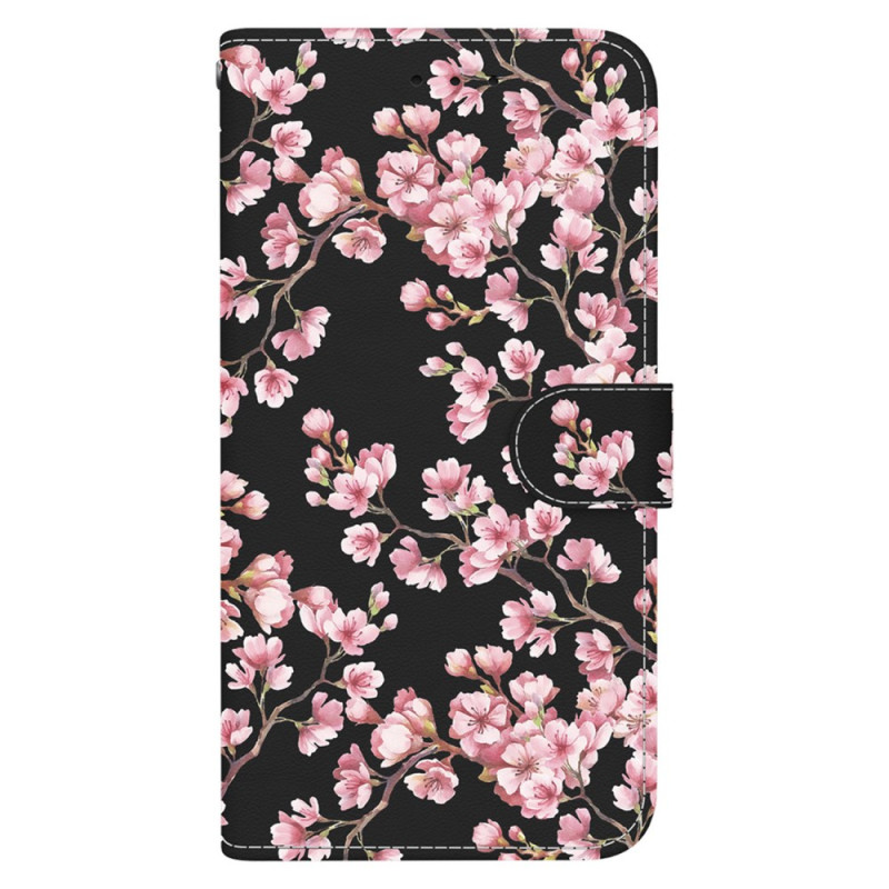 Housse Motorola Edge 60 Neo / 50 Neo Fleurs de Prunier