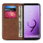 Flip Cover Samsung Galaxy S9 Plus Simili Cuir Coutures Flip Cover Samsung Galaxy S9 Plus Simili Cuir Coutures