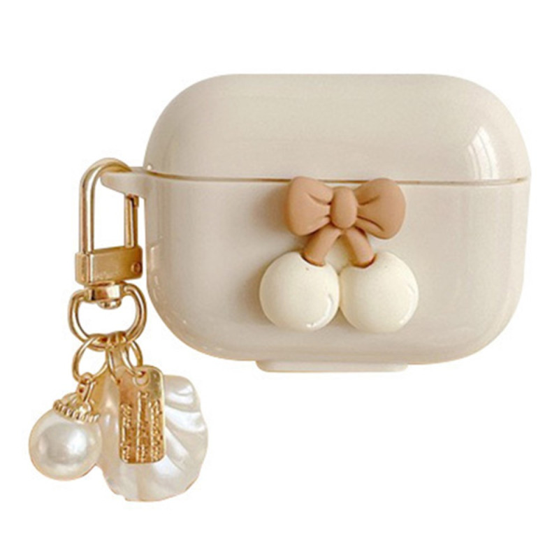Coque AirPods Pro 2 Cerises et Pendentif