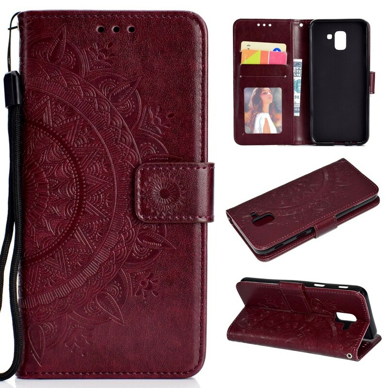 Housse Samsung Galaxy J6 Mandala Soleil Housse Samsung Galaxy J6 Mandala Soleil