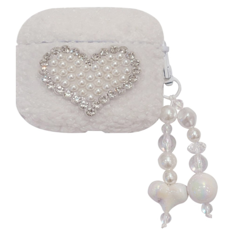 Coque AirPods Pro 2 Peluche Coeur et Breloques
