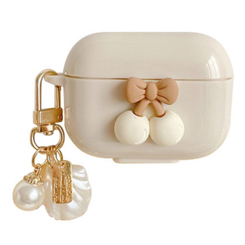 Coque AirPods Pro Cerises et Pendentif