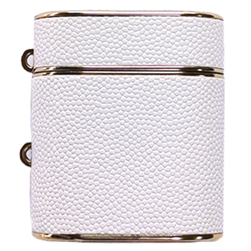 Coque AirPods 2 / 1 Simili Cuir Litchi