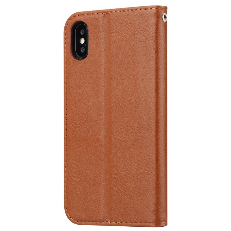 Flip Cover iPhone XS Max Simili Cuir Porte-Cartes Flip Cover iPhone XS Max Simili Cuir Porte-Cartes