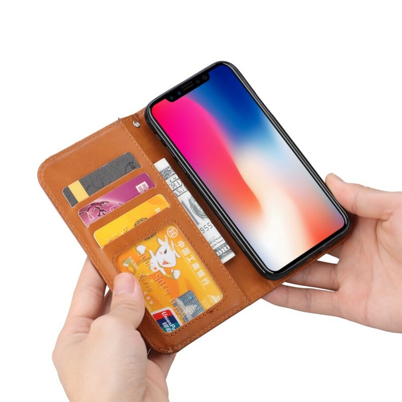 Flip Cover iPhone XS Max Simili Cuir Porte-Cartes Flip Cover iPhone XS Max Simili Cuir Porte-Cartes