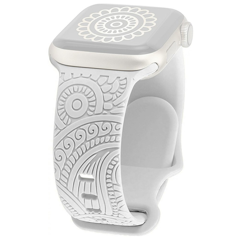 Bracelet Apple Watch Series 46mm à 42mm / SE / Ultra 49mm Motif Cachemire