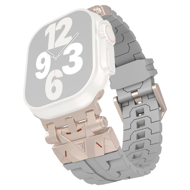Bracelet Apple Watch Series 46mm à 42mm / SE / Ultra 49mm Silicone Bicolore