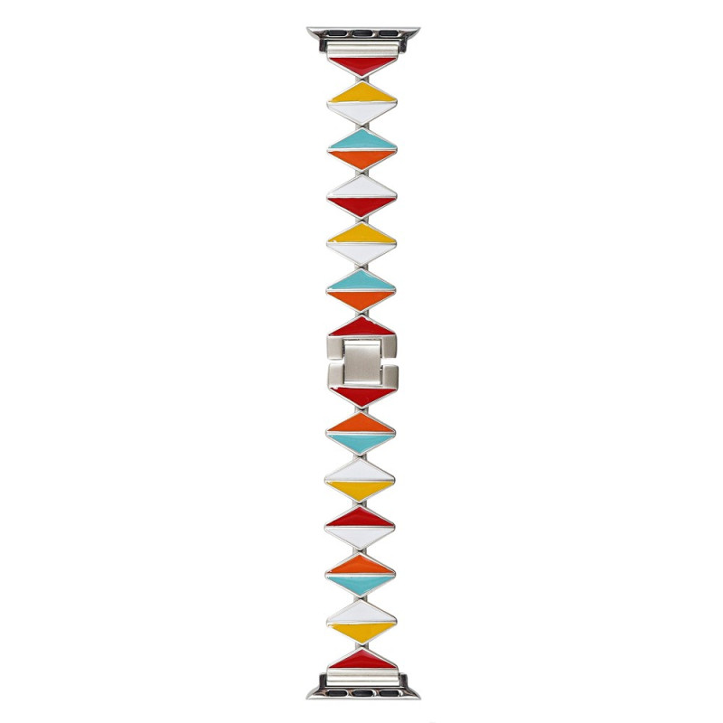 Bracelet Apple Watch Series 46mm à 42mm / SE / Ultra 49mm Design Losanges