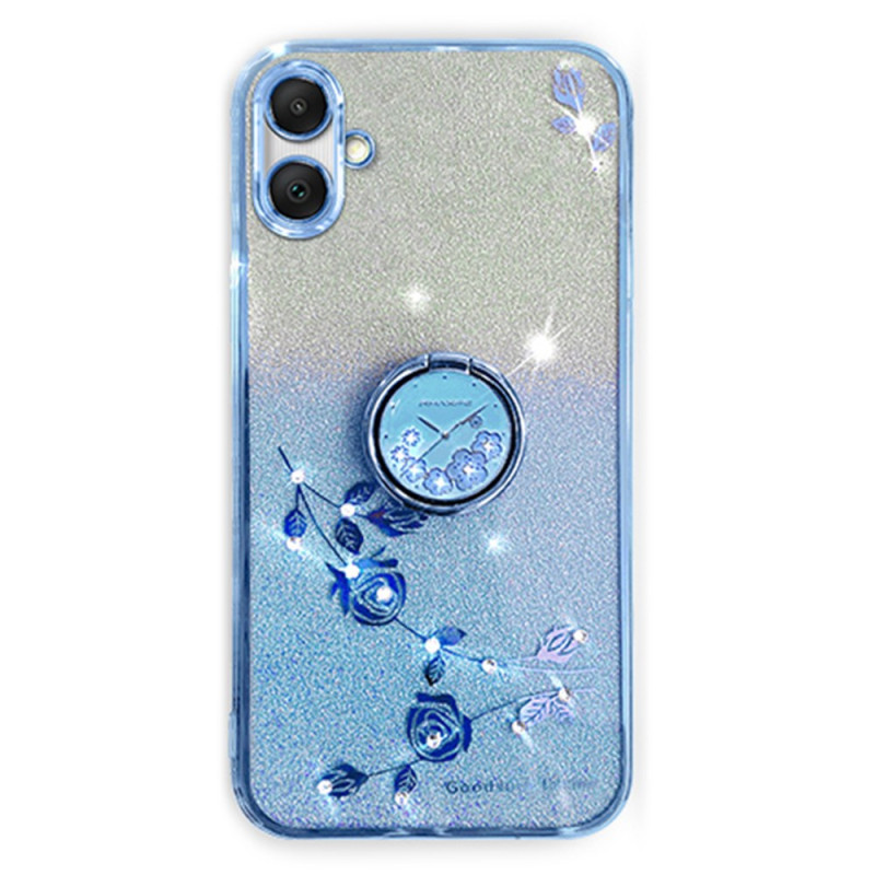 Coque Samsung Galaxy A06 Paillettes Anneau-Support KADEM
