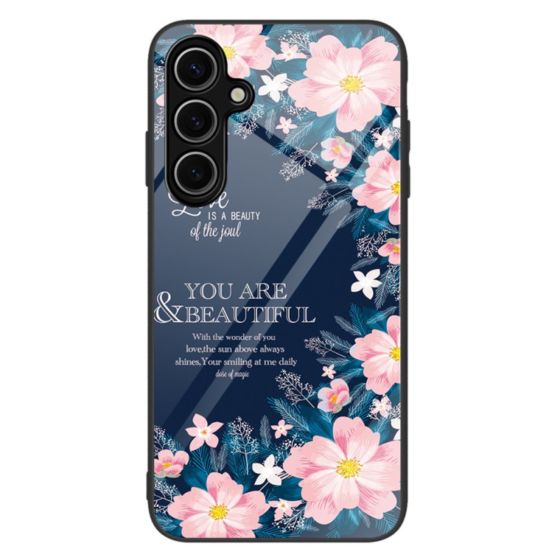 Coque Samsung Galaxy A36 5G Verre Trempé Motif Floral