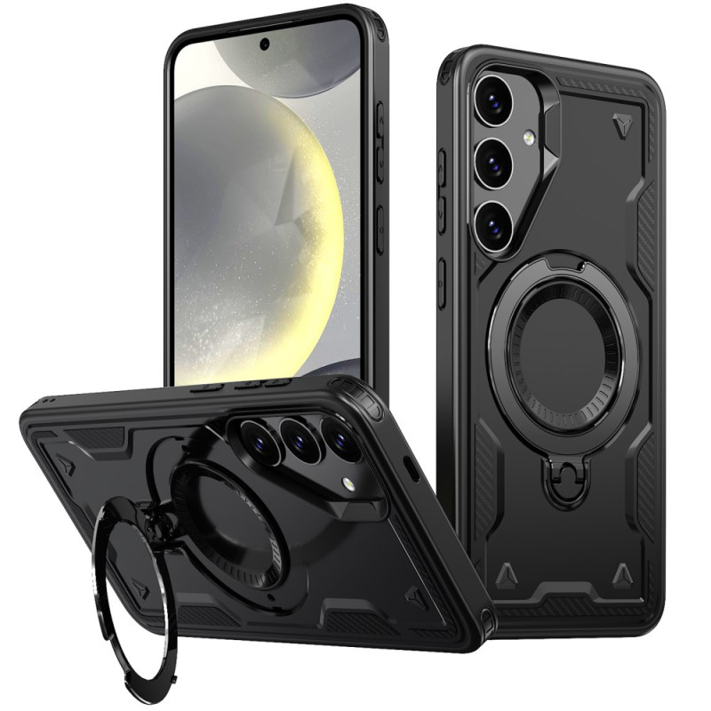 Coque Samsung Galaxy S25 Compatible MagSafe Protection Militaire et Support
