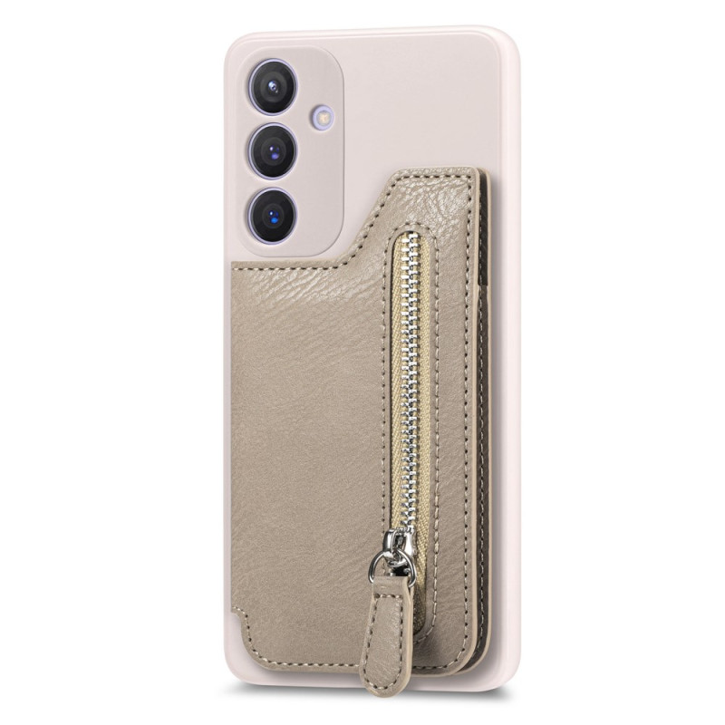 Coque Samsung Galaxy S25 Plus 5G Portefeuille à Fermeture Éclair