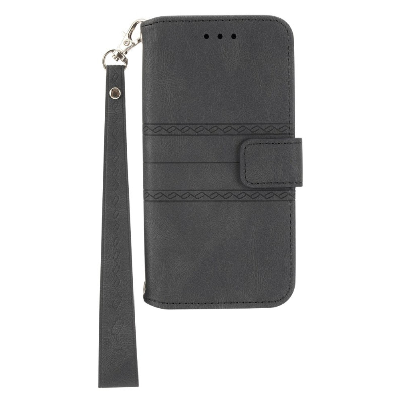 Housse Xiaomi Redmi Note 14 5G Motif Frise à Lanière
