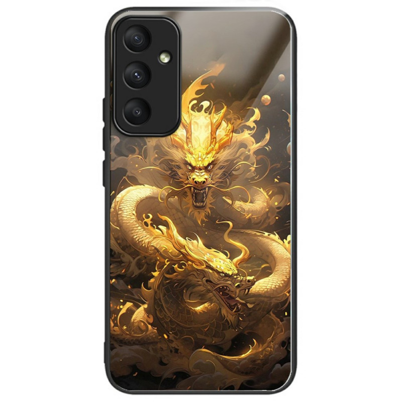 Coque Samsung Galaxy A26 5G Verre Trempé Dragon Doré