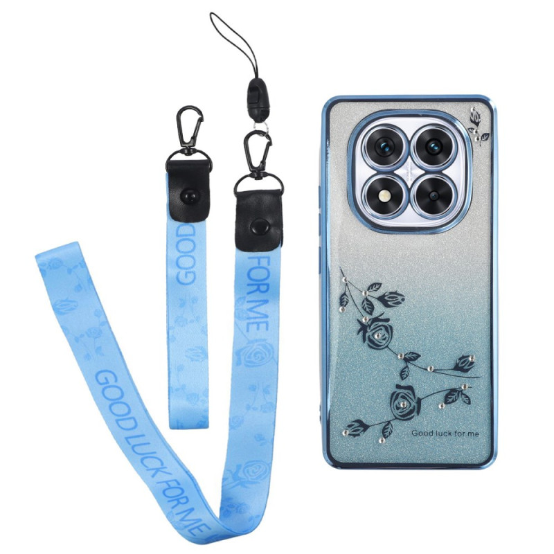 Coque Xiaomi Redmi Note 14 Pro 5G / Poco X7 Paillettes et Lanières KADEM