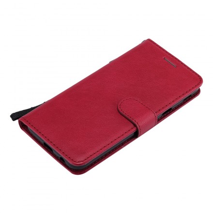 Housse Samsung Galaxy J6 Plus Effet Cuir à Lanière