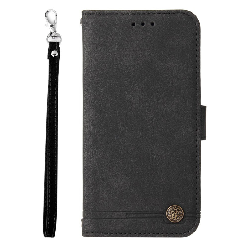 Housse Oppo Find X8 Classique Vintage à Lanière