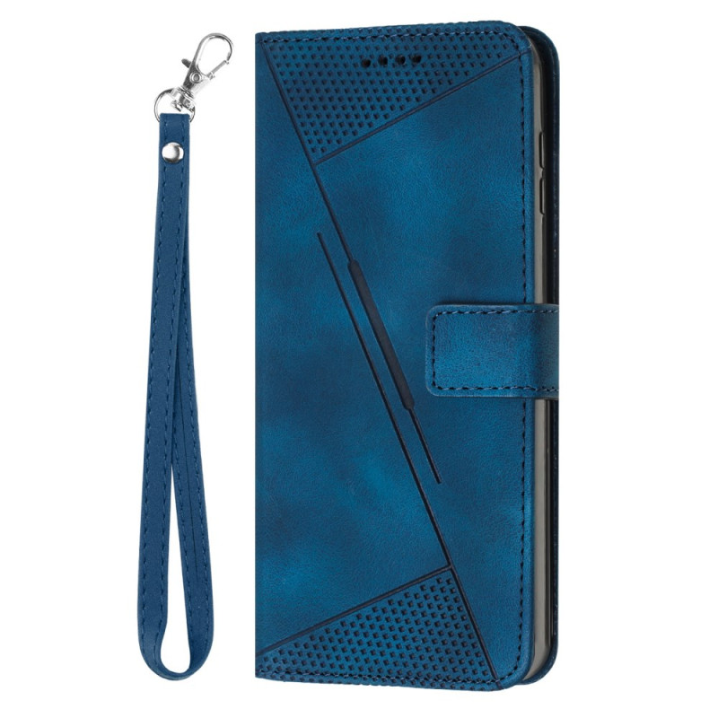 Housse Oppo A3 4G / 5G / A3X / A40 / A60 5G Lignes à Lanière
