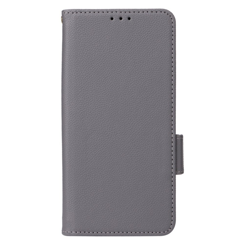 Housse Oppo A3 4G / 5G / A3X / A40 / A60 5G Texture Litchi à Lanière