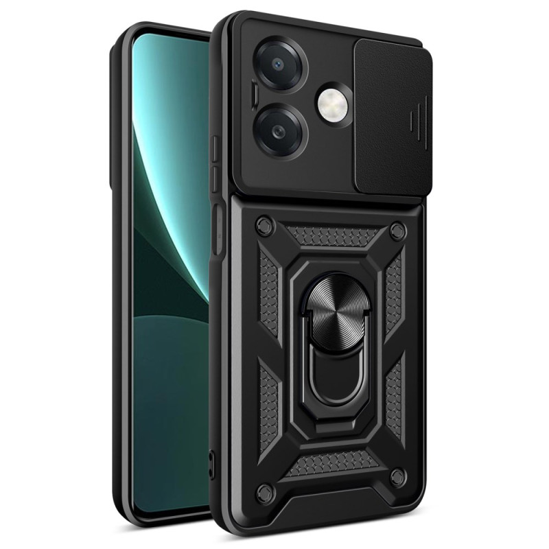 Coque Oppo A3X / A40 / A65 5G Protection Caméra Coulissante et Support