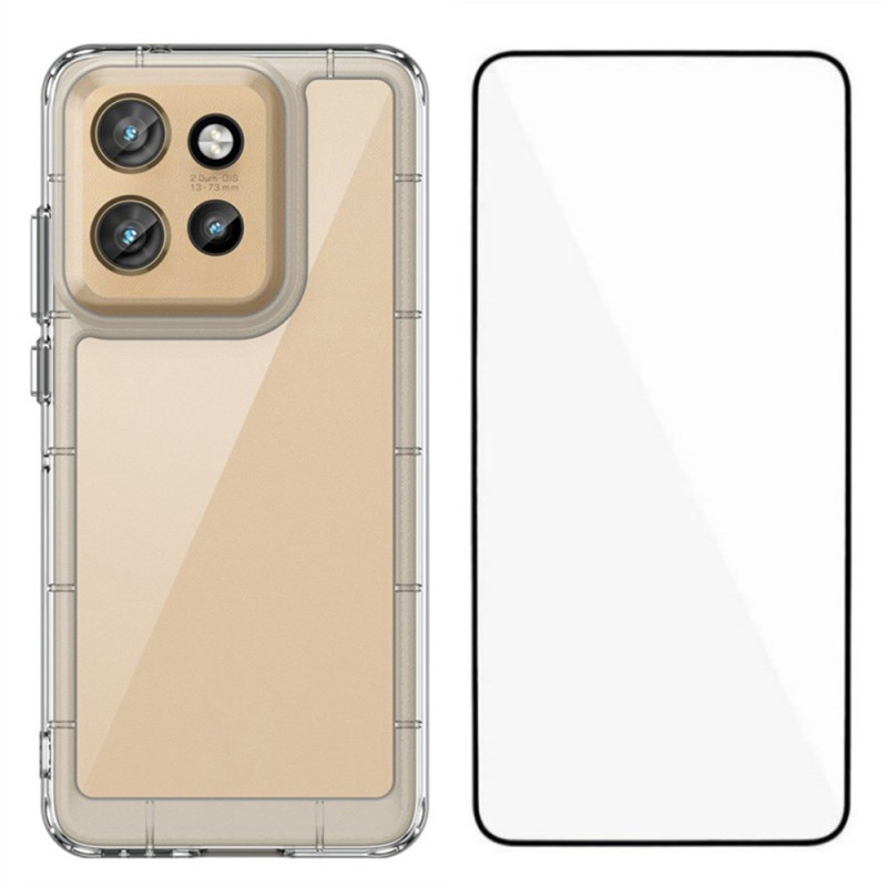 Coque Motorola Edge 60 Neo / 50 Neo avec Protection Écran en Verre Trempé
