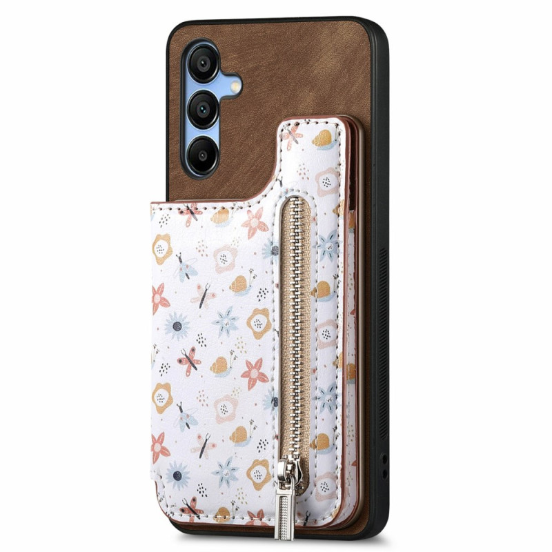 Coque Samsung Galaxy A16 4G / 5G Porte-Cartes Floral
