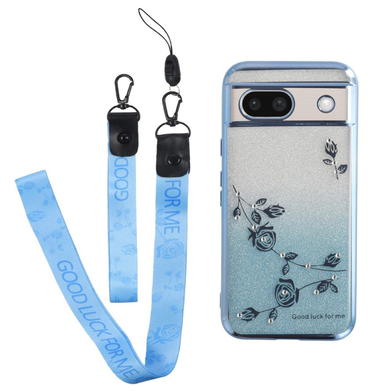 Coque Google Pixel 8A Strass et Lanières KADEM
