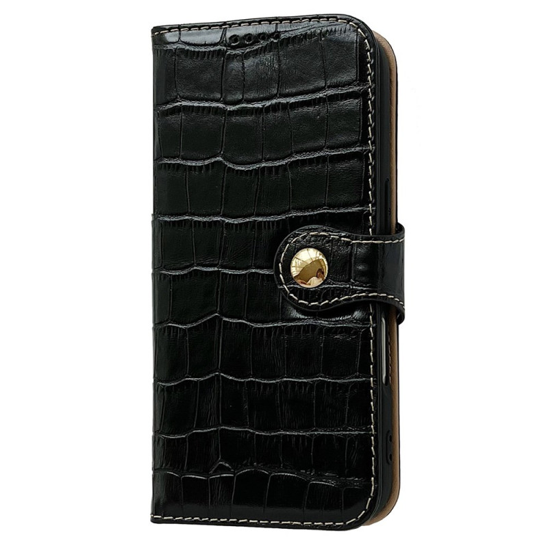 Housse iPhone 16 Élégance Style Croco