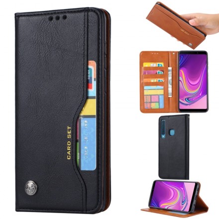 Flip Cover Samsung Galaxy A9 Simili Cuir Porte-Cartes