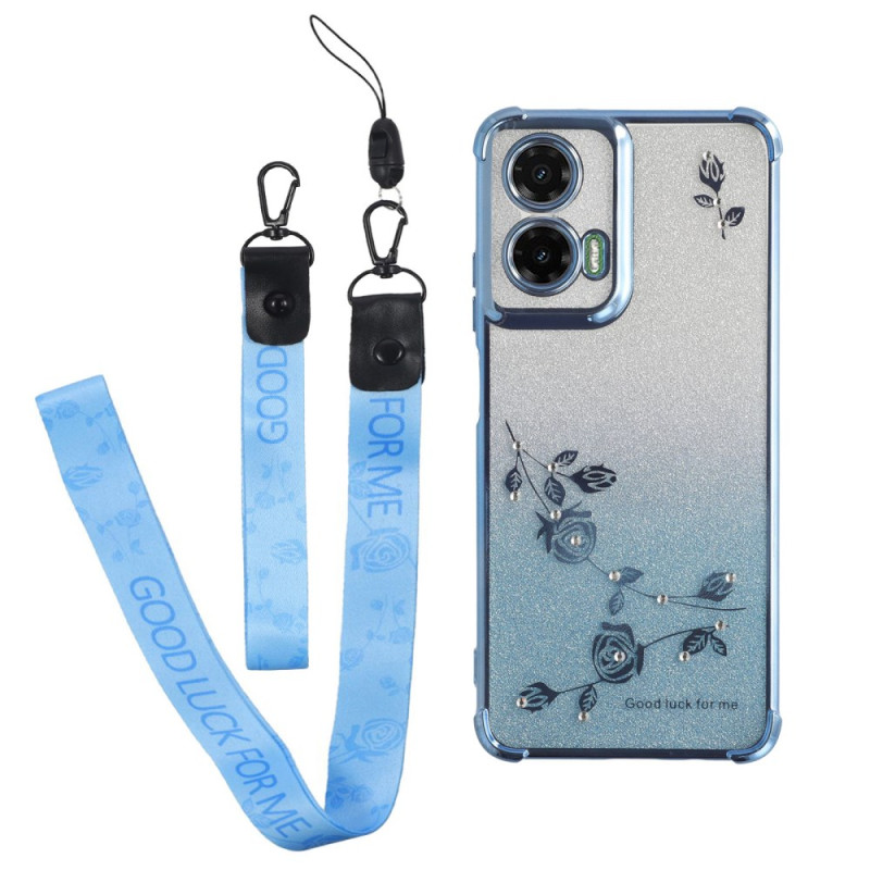 Coque Moto G35 5G Strass Lanières KADEM
