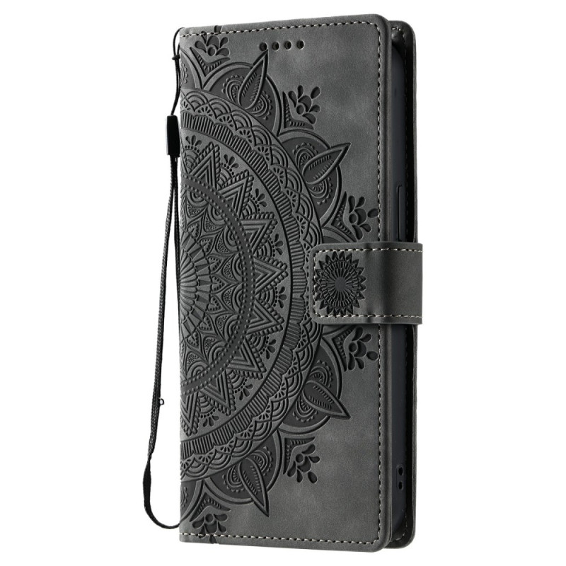 Housse Motorola Moto G35 5G Effet Daim Mandala