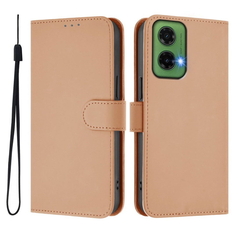 Housse Moto G35 5G Classique à Lanière