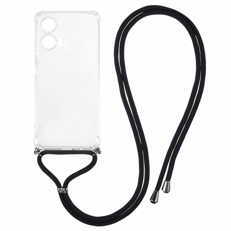 Coque à Cordon Moto G35 5G Transparente