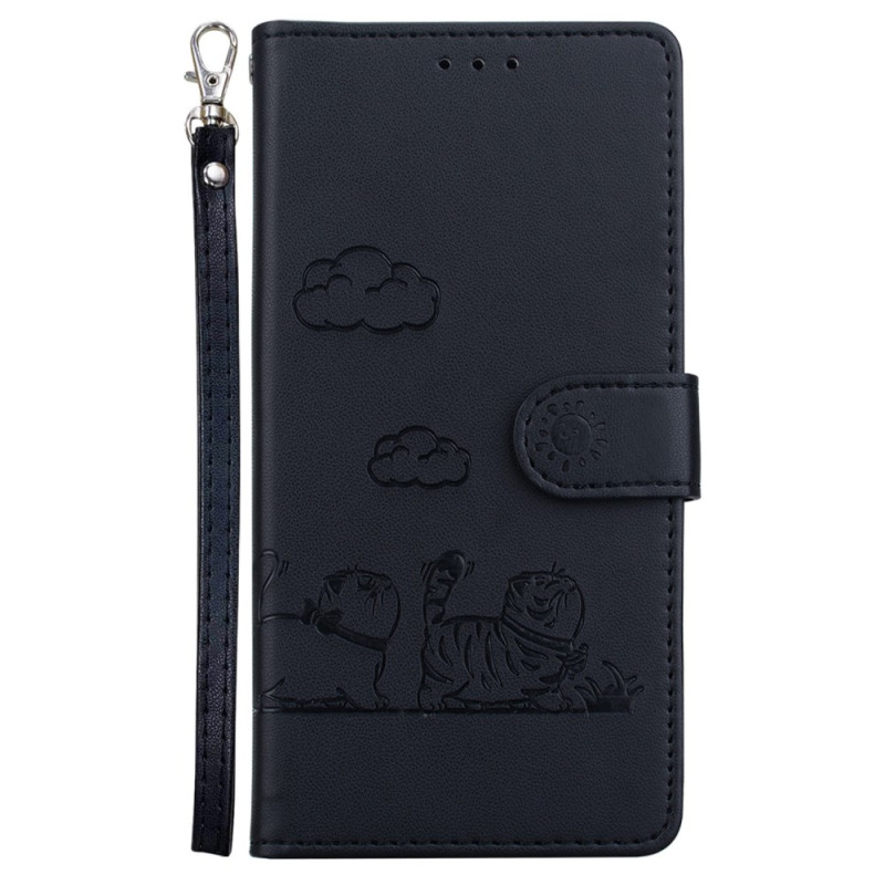 Housse Moto G35 5G Blocage RFID Chat Fun