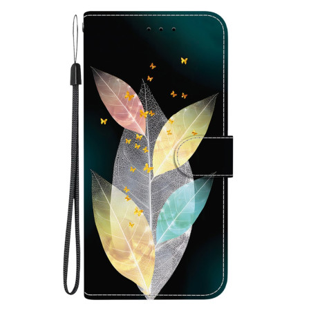 Housse Moto G75 5G Plumes...