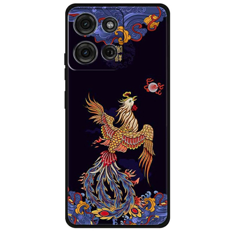 Coque Moto G75 5G Phénix Poursuivant le Soleil