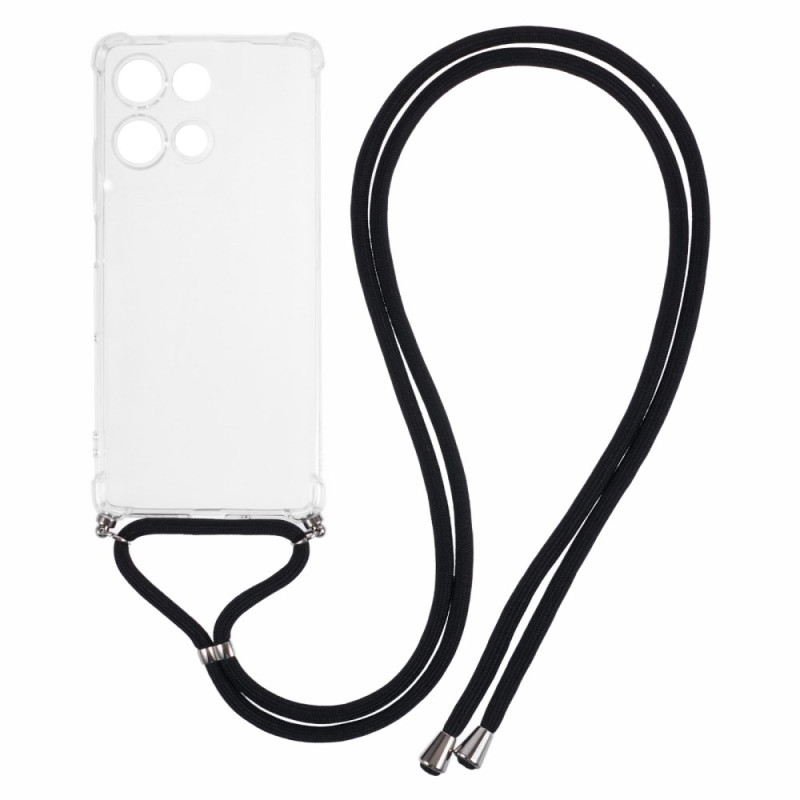 Coque à Cordon Moto G75 5G Transparente