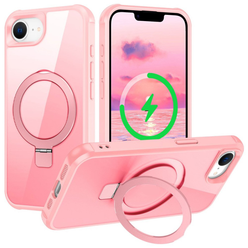 Coque iPhone 16E Anneau-Support Magnétique