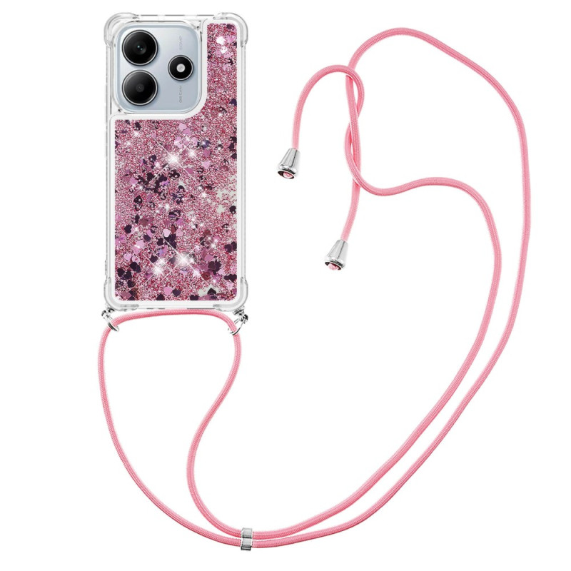 Coque à Cordon Xiaomi Redmi Note 14 5G Paillettes